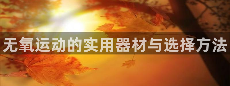 意昂体育4招商电话号码是多少号：无氧运动的实用器材与