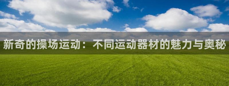 意昂体育4平台注册要钱吗是真的吗：新奇的操场运动：不