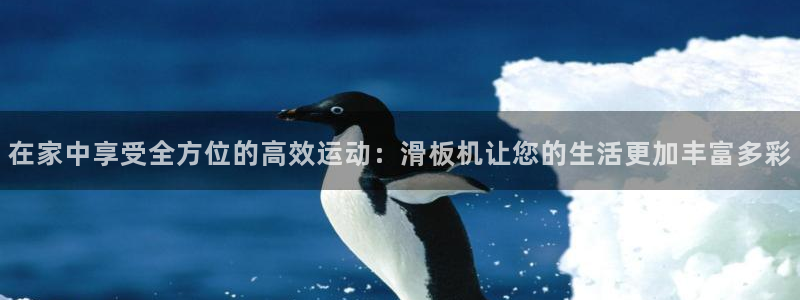 意昂4娱乐网站：在家中享受全方位的高效运动：滑板机让您的生活