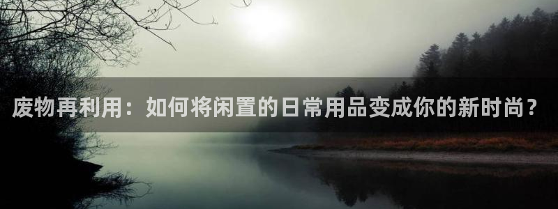 意昂4科技：废物再利用：如何将闲置的日常用品变成你的