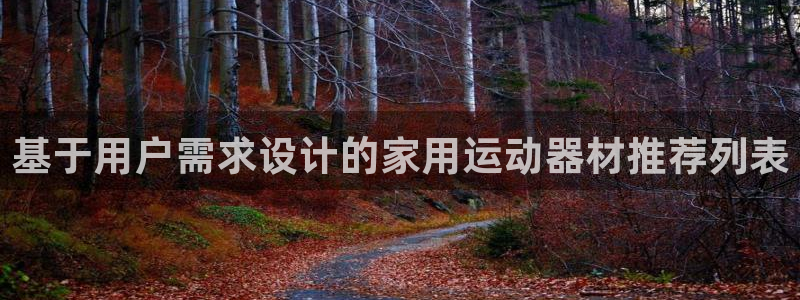 意昂4新能源：基于用户需求设计的家用运动器材推荐列表