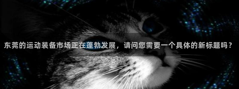 意昂体育4招商电话是多少：东莞的运动装备市场正在蓬勃发展，请