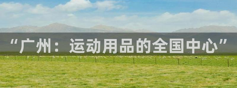 意昂4娱乐网站：“广州：运动用品的全国中心”